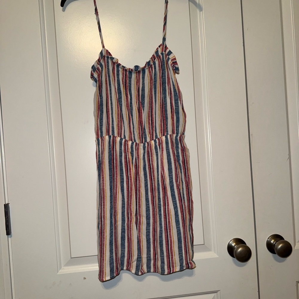 Striped Sleeveless Dress